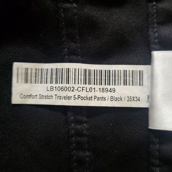 NWT Quince Mens Comfort Stretch Traveler 5-Pocket Pants - Casual Black 35X34 - Picture 5 of 14